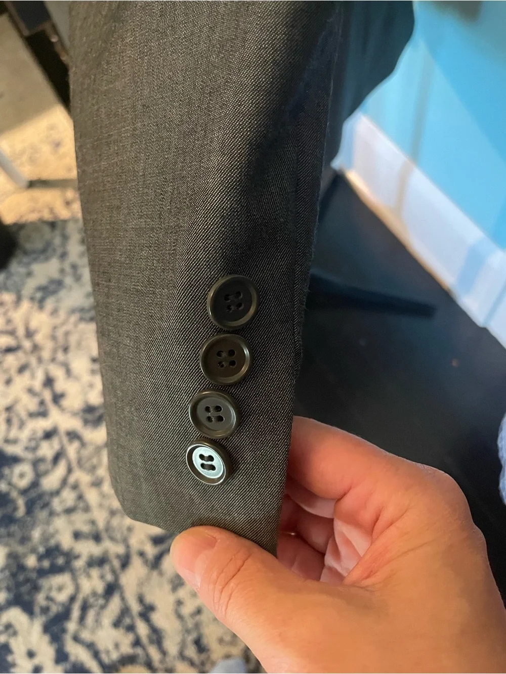 United Colors Of Benetton Men's Single-Breasted Brown Blazer